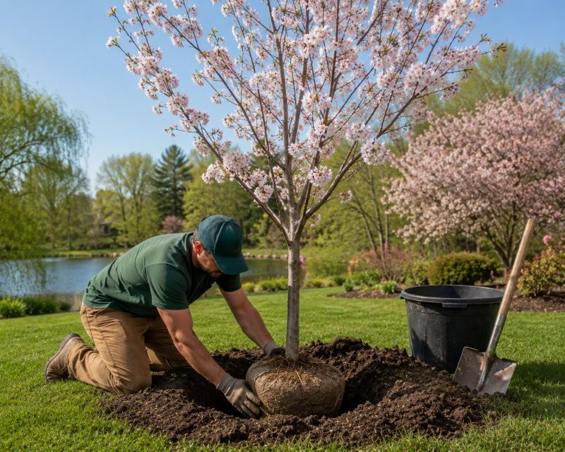 Japanese Maple Planting in Ventura County, CA
