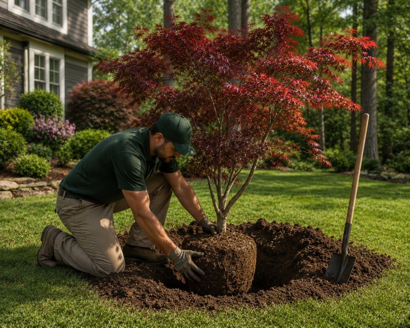 Maple Tree Planting in Honolulu, HI