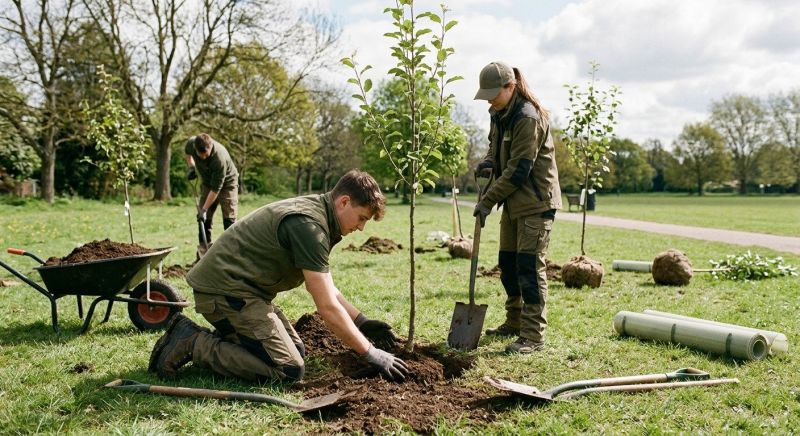 Maple Tree Planting in Honolulu, HI